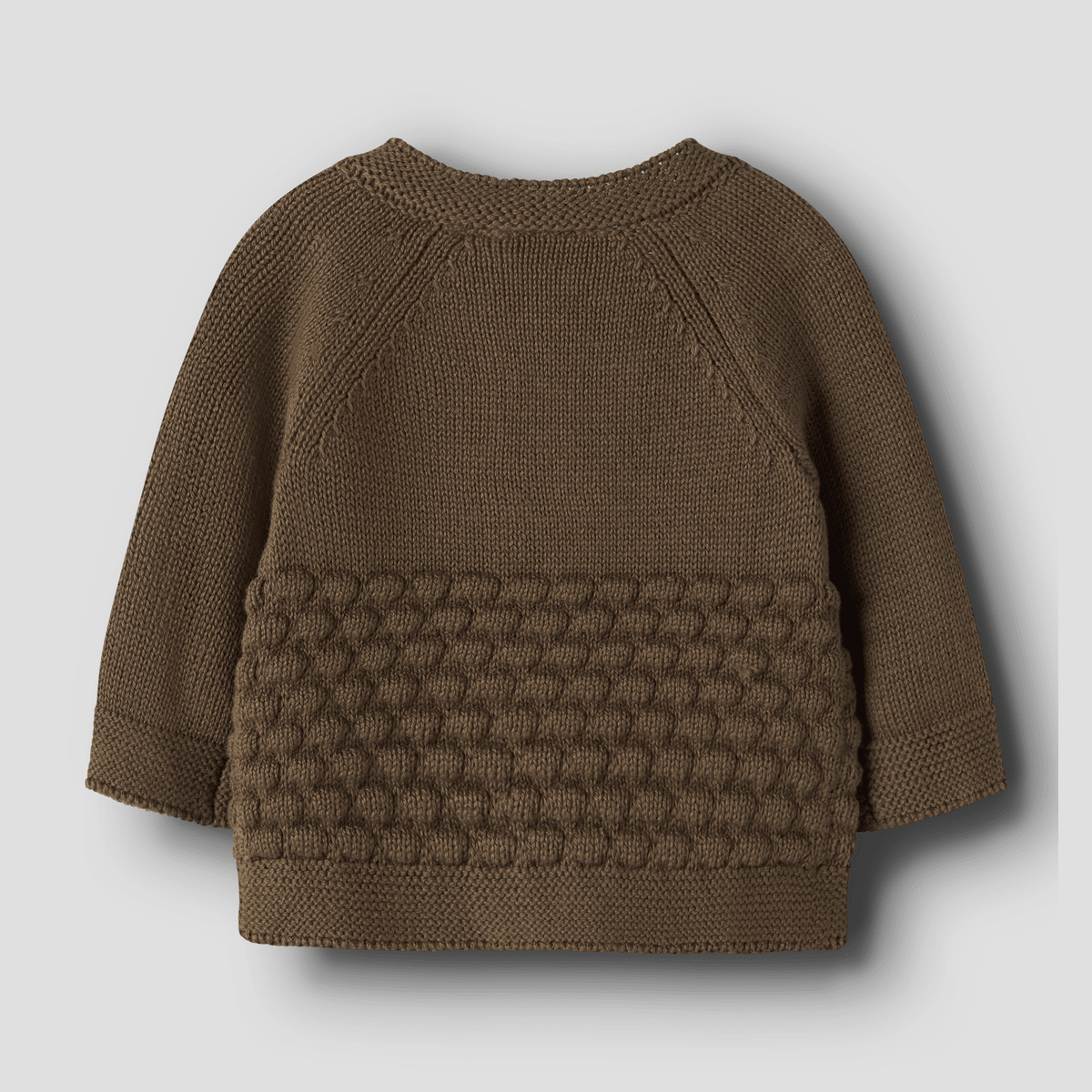 Lil' Atelier - Cardigan Baby Knit Nobir Teak - Guttelus