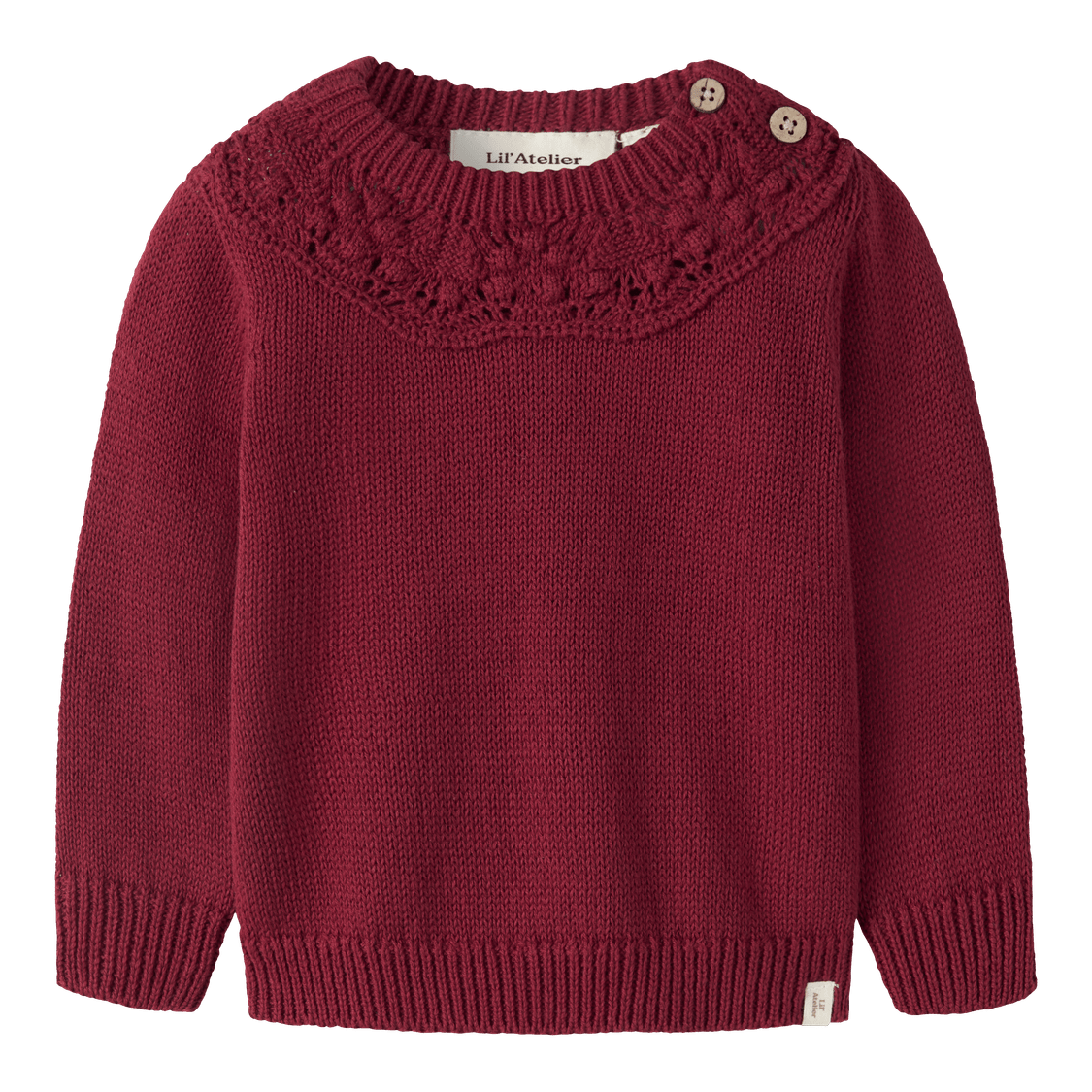 Lil' Atelier - Genser Baby Reva Biking Red - Guttelus