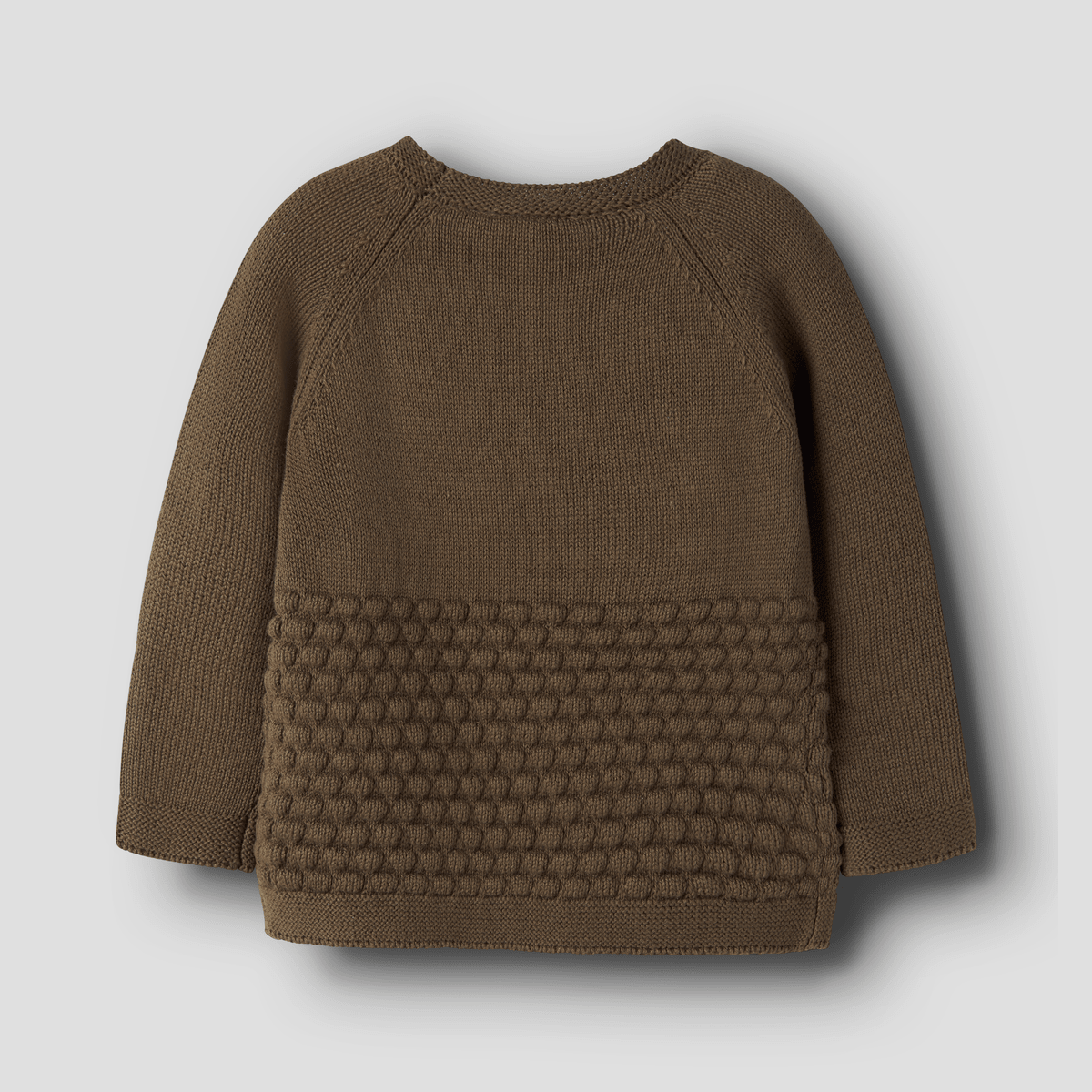 Lil' Atelier - Genser Knit Nobir Teak - Guttelus
