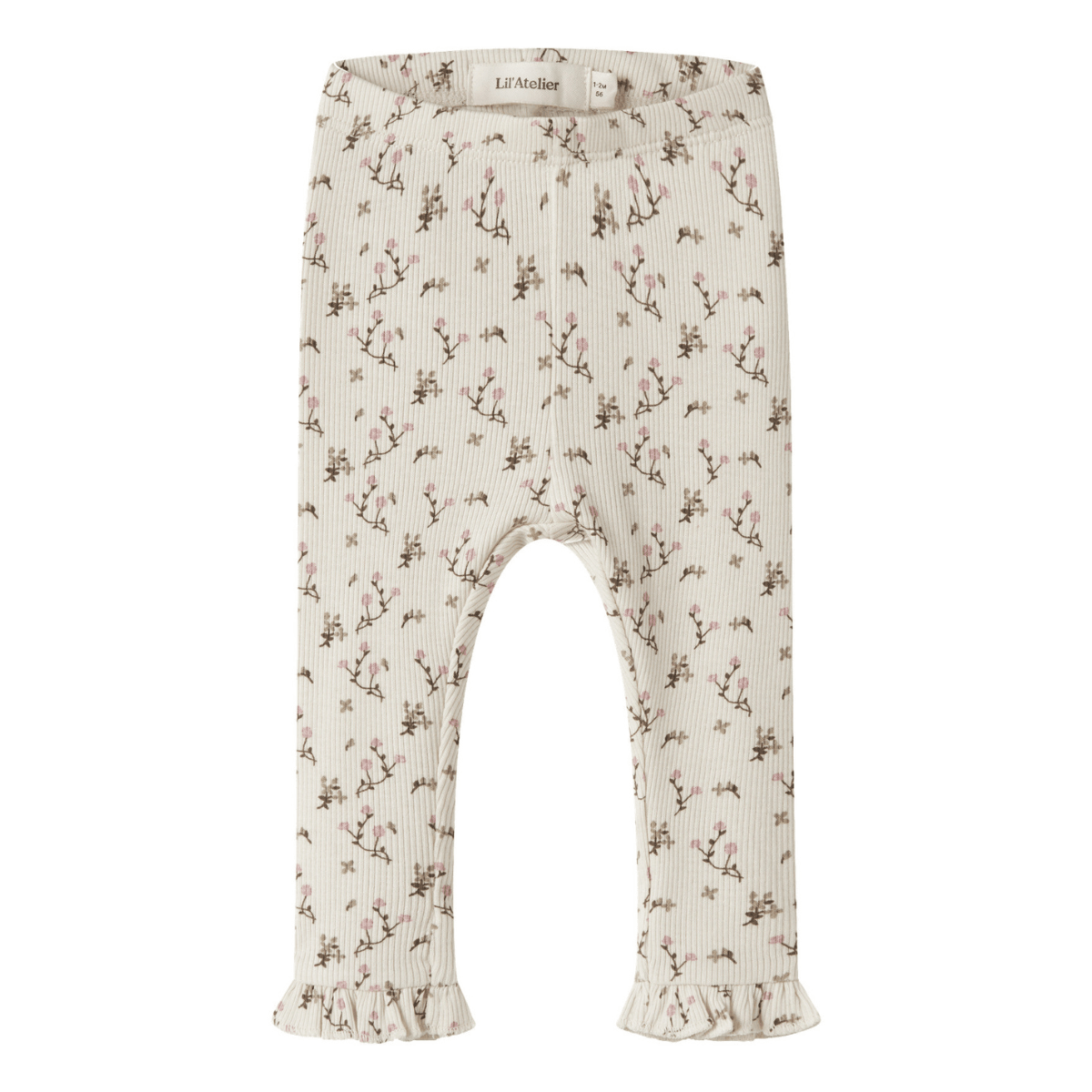 Lil' Atelier - Leggings Baby Flago Turtledove - Guttelus.no