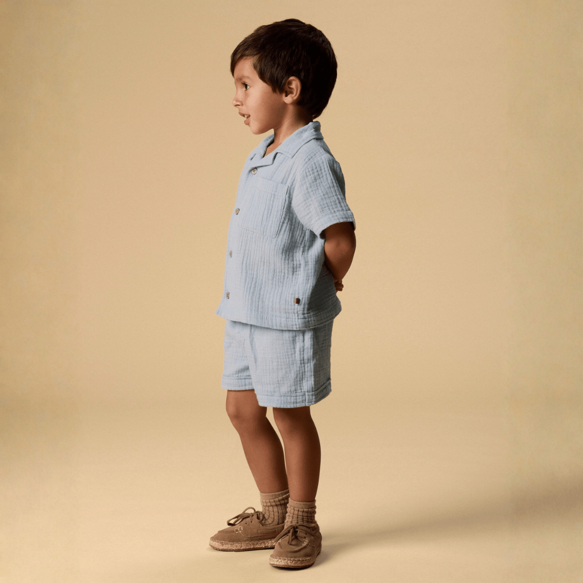 Lil' Atelier - Shorts Fulina Zen Blue - Guttelus.no