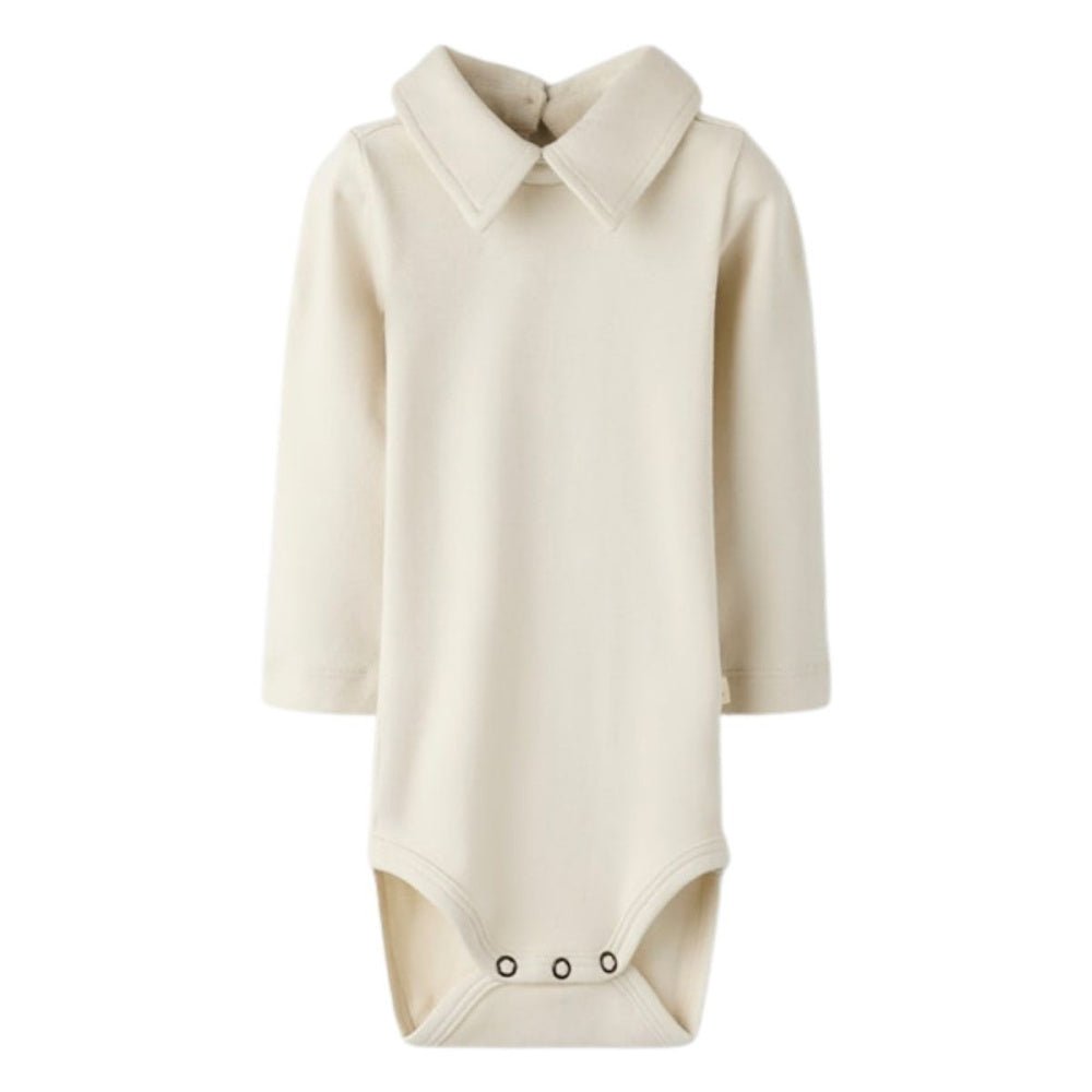 Lil'Atelier - Body med Krage Fundo Turtledove - Guttelus