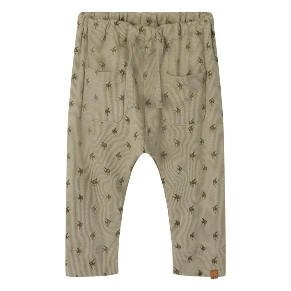 Lil'Atelier - Bukse Baby Gago Moss Gray - Guttelus