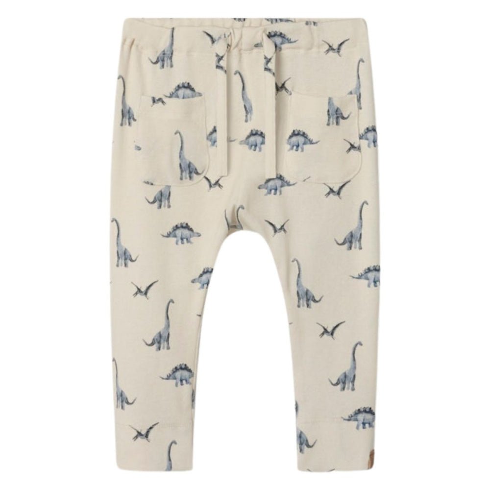 Lil'Atelier - Bukse Baby Geo Ame Turtledove Dino - Guttelus