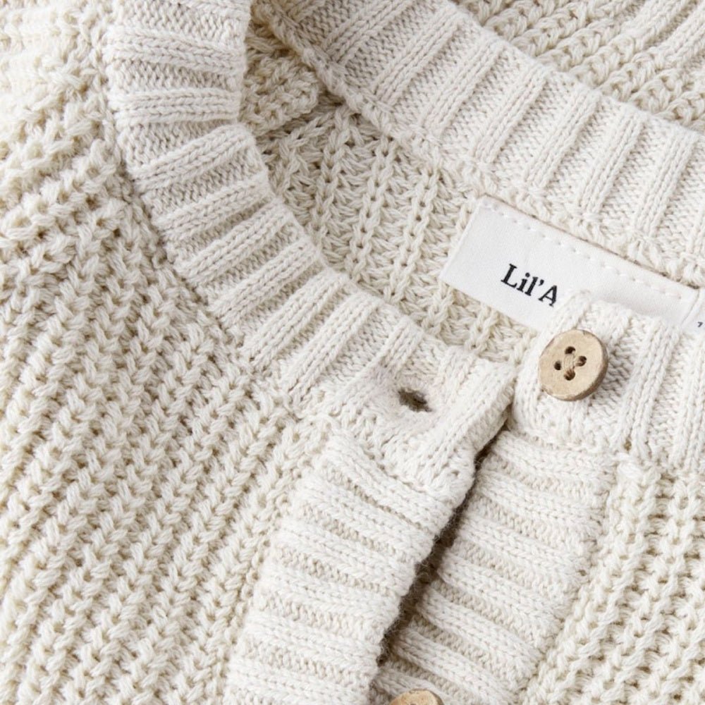 Lil'Atelier - Cardigan Emlen Turtledove - Guttelus.no