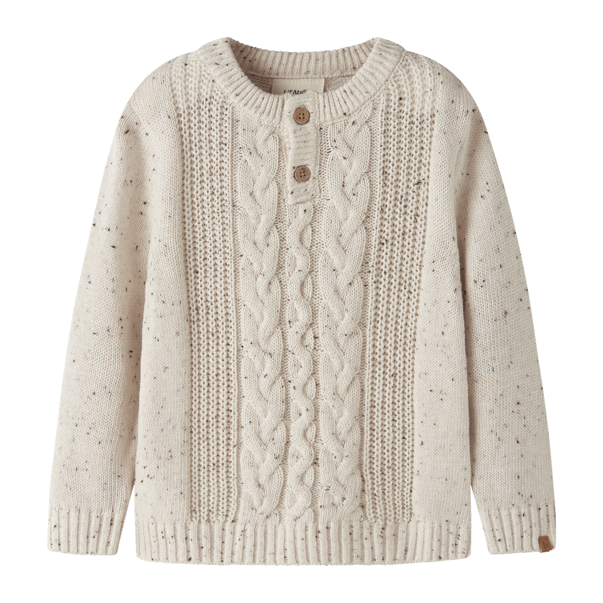 Lil'Atelier - Genser Galto Kai Knit Turtledove - Guttelus