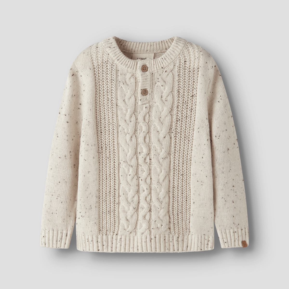 Lil'Atelier - Genser Galto Kai Knit Turtledove - Guttelus