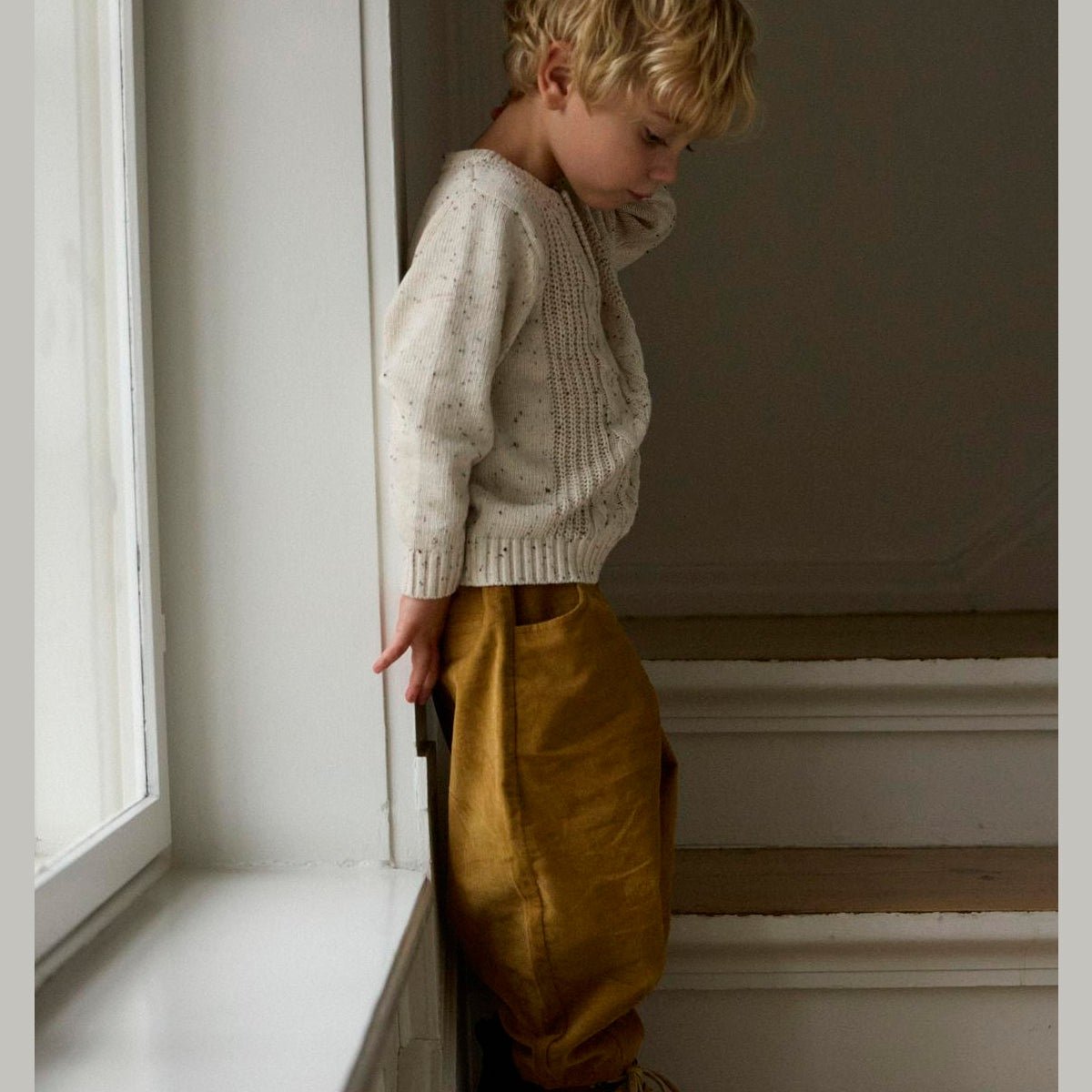 Lil'Atelier - Genser Galto Kai Knit Turtledove - Guttelus