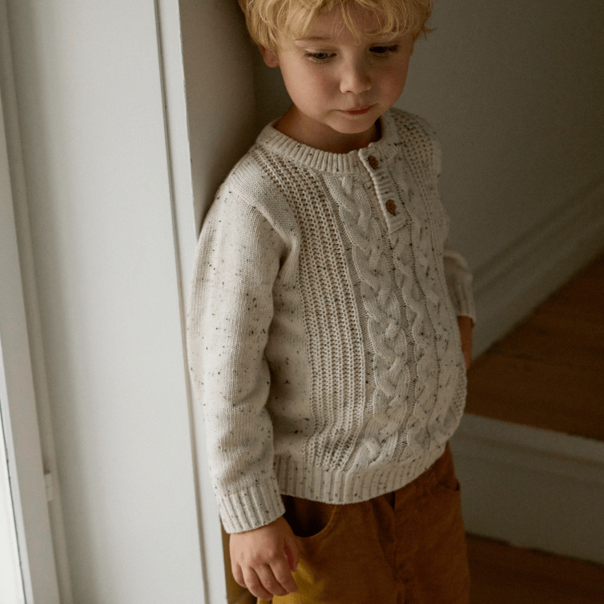 Lil'Atelier - Genser Galto Kai Knit Turtledove - Guttelus