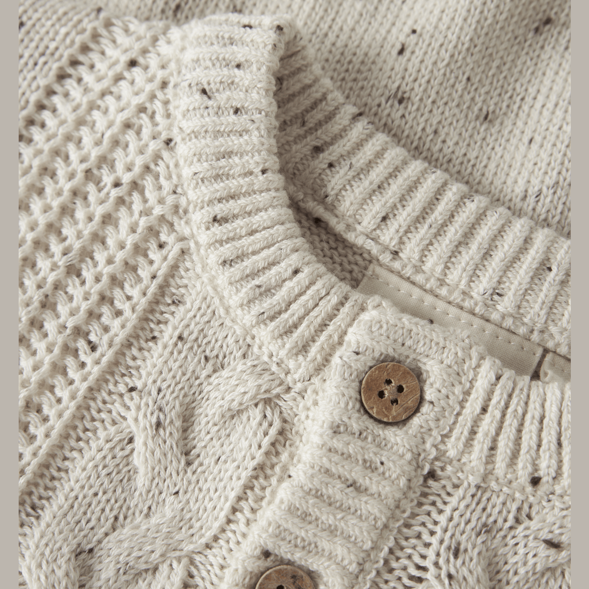 Lil'Atelier - Genser Galto Kai Knit Turtledove - Guttelus