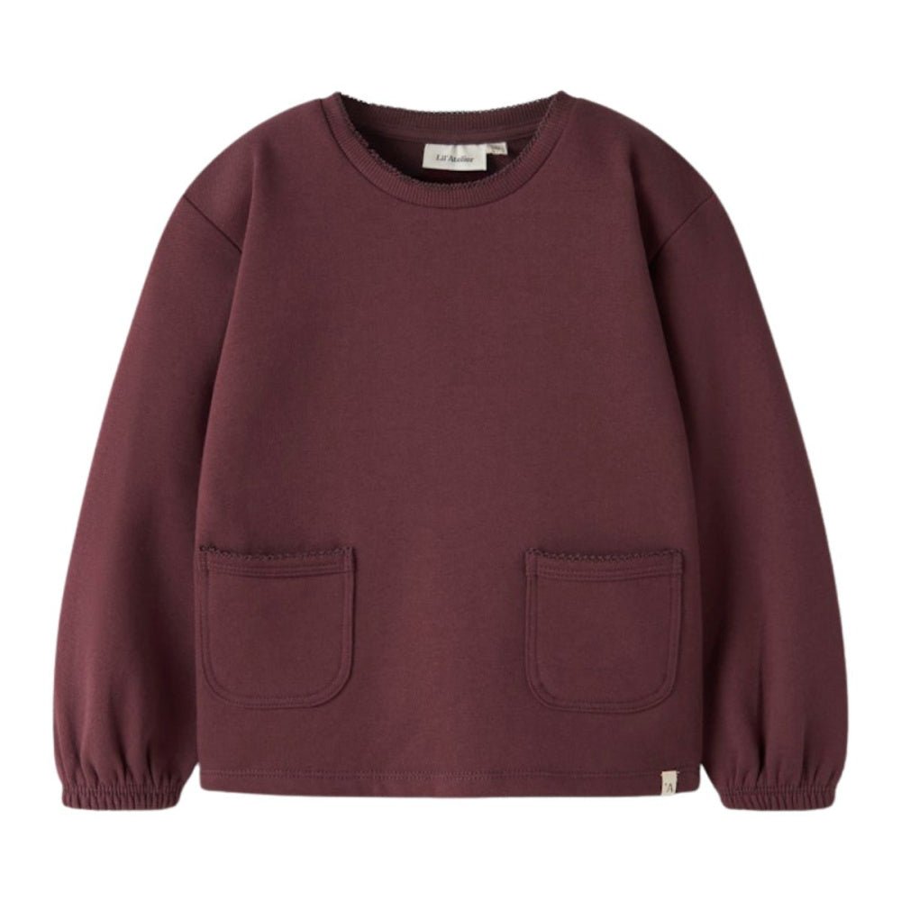 Lil'Atelier - Genser Kilano Sweat Catawba Grape - Guttelus
