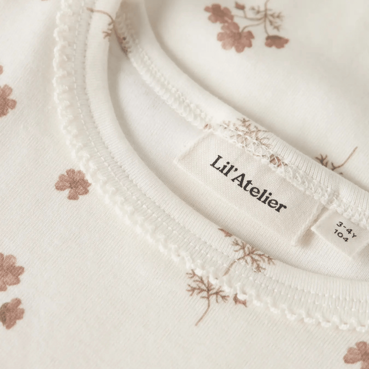 Lil'Atelier - Genser Layo Coconut Milk Flower Pink - Guttelus.no