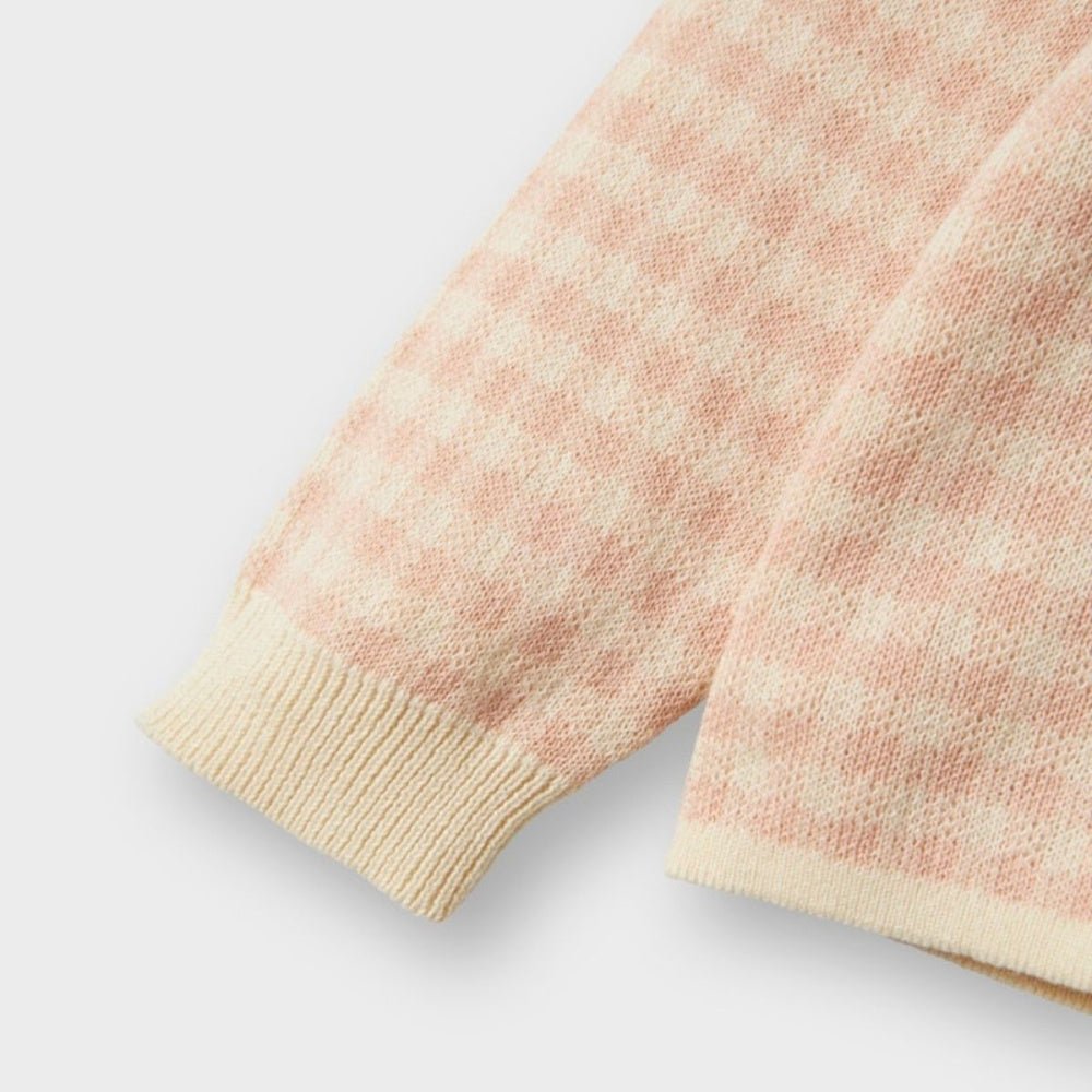 Lil'Atelier - Genser Nadie Knit Cameo Rose - Guttelus.no