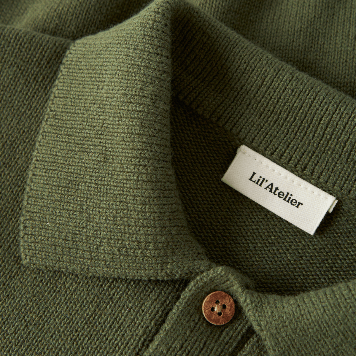 Lil'Atelier - Genser Olo Polo Cypress - Guttelus