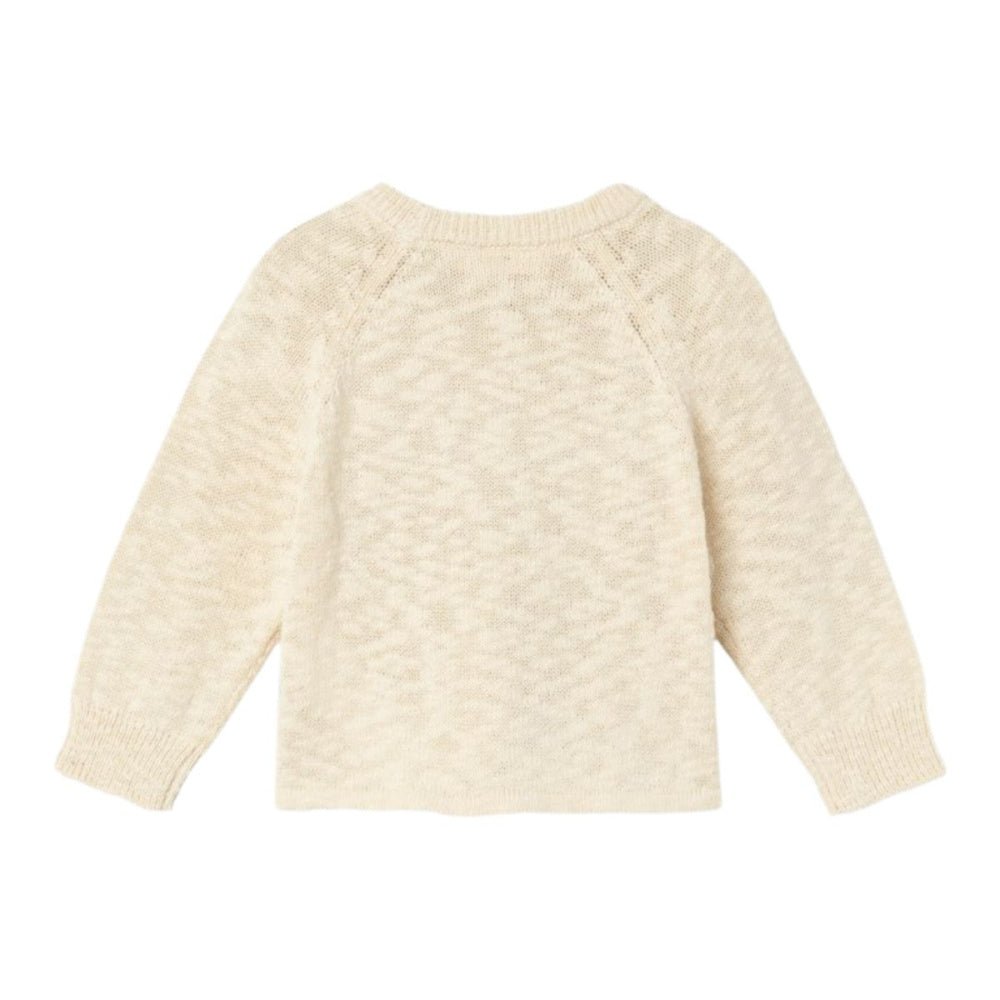 Lil'Atelier - Genser Strikket Jeff Bleached Sand - Guttelus