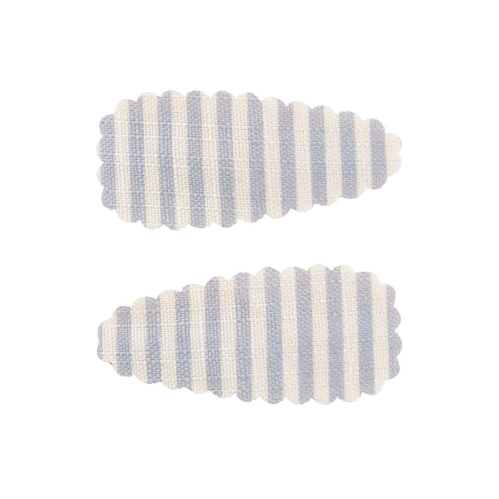 Lil'Atelier - Hårspenne 2pk Olana Turtledove Vapor Blue - Guttelus