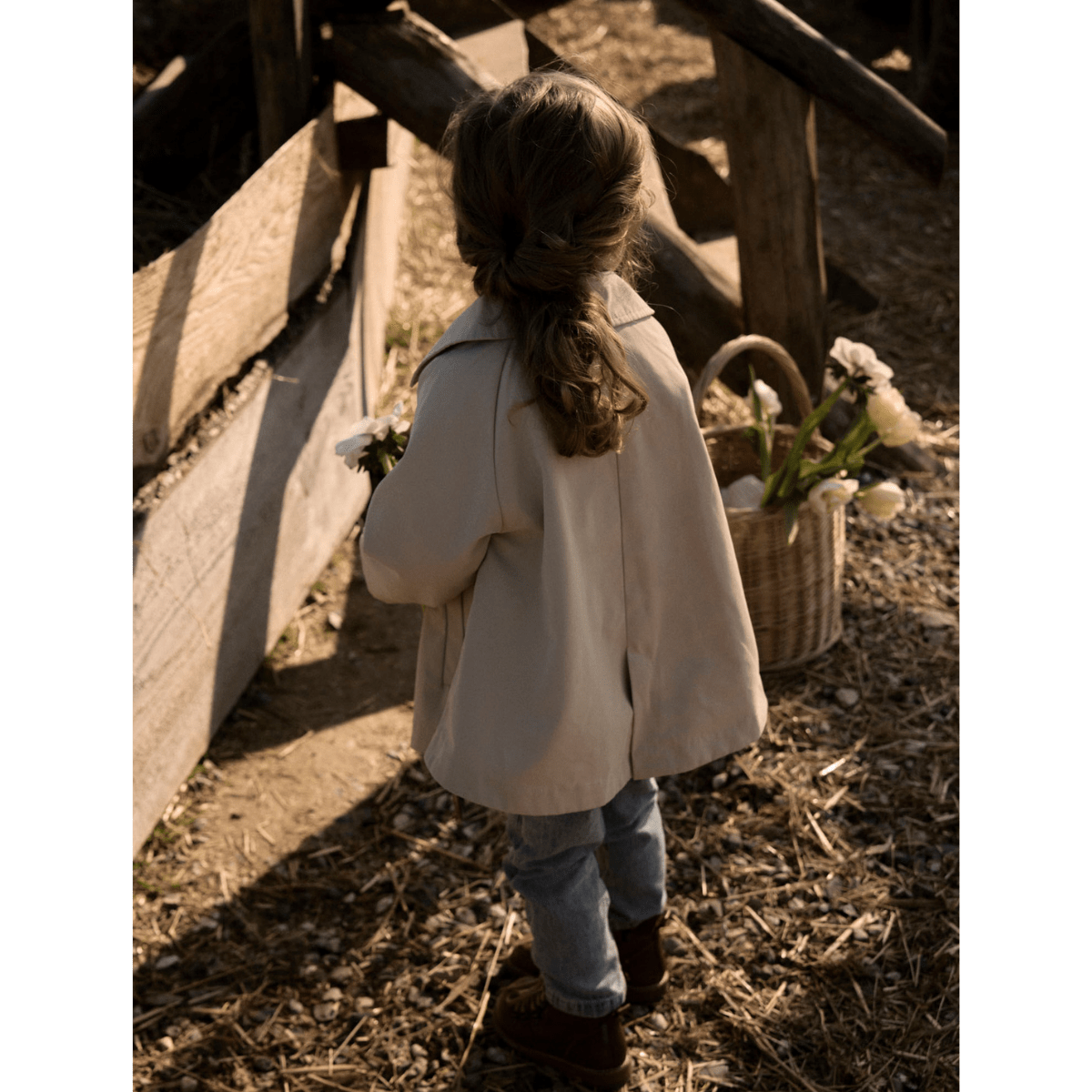 Lil'Atelier - Jakke Trench Lamadelin Safari - Guttelus.no