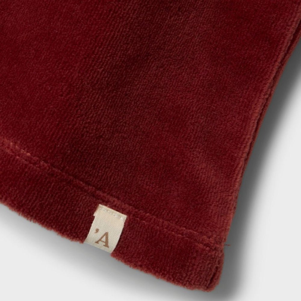 Lil'Atelier - Julekjole Baby Velour Saga Spiced Apple - Guttelus