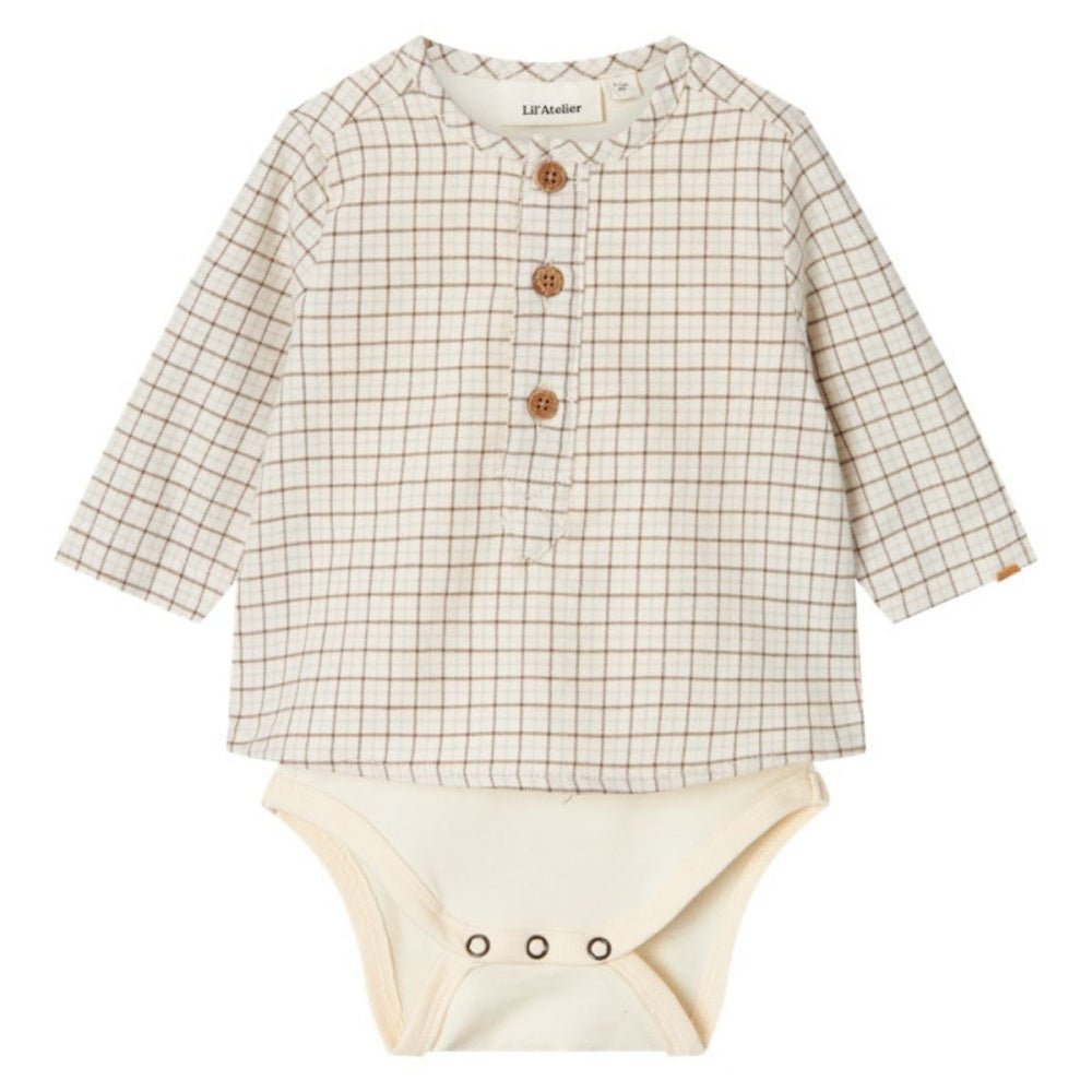 Lil'Atelier - Skjortebody Damieno Turtledove - Guttelus