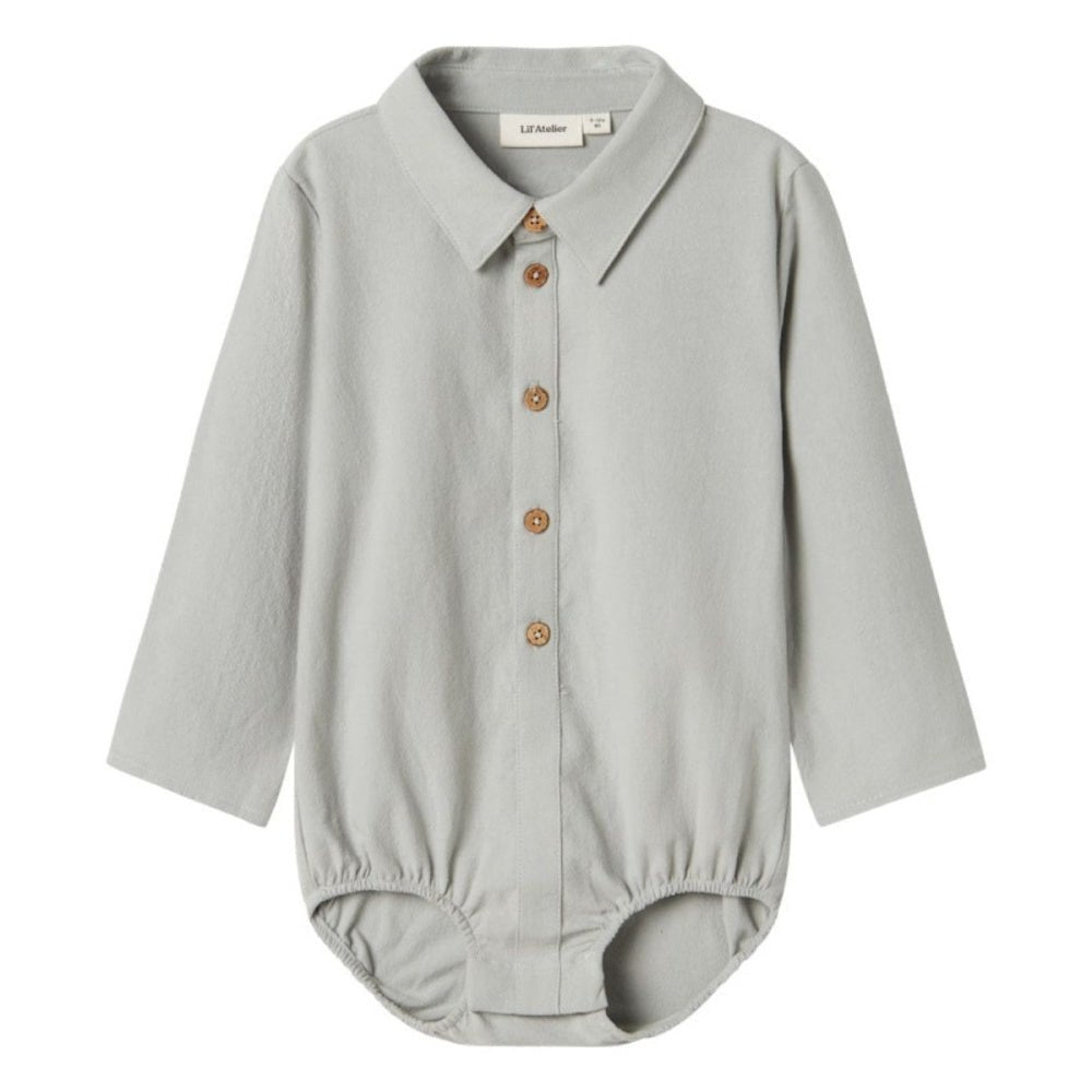 Lil'Atelier - Skjortebody Hadam Mirage Gray - Guttelus