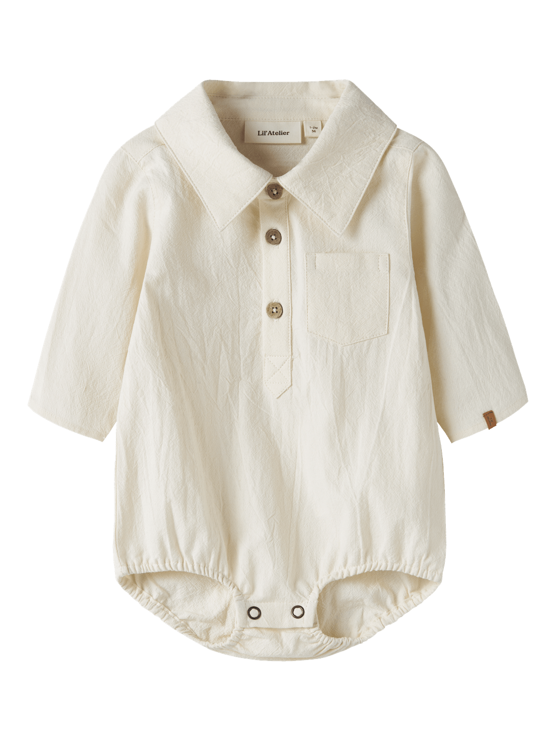 Lil'Atelier - Skjortebody Hadam Turtledove - Guttelus