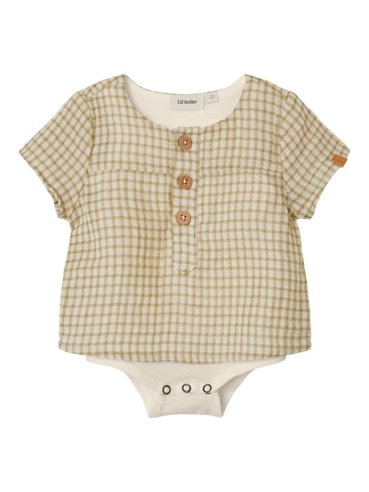 Lil'Atelier - Skjortebody Hanson Sage - Guttelus.no