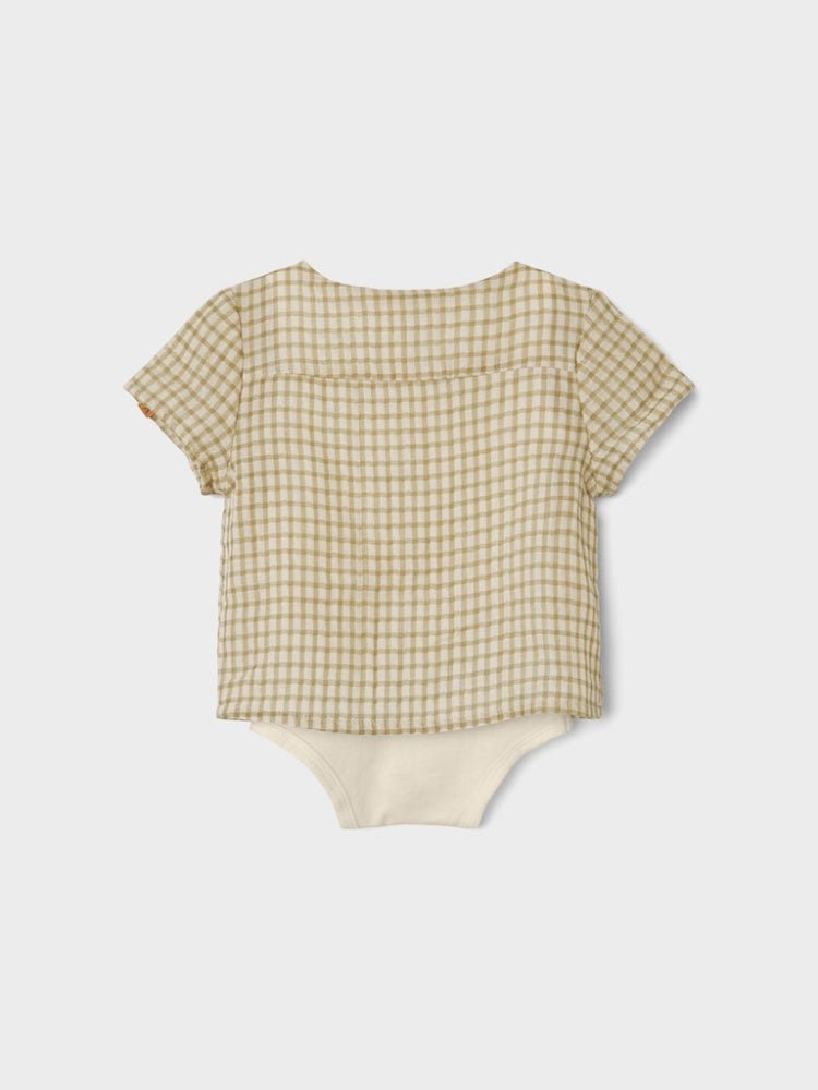 Lil'Atelier - Skjortebody Hanson Sage - Guttelus.no
