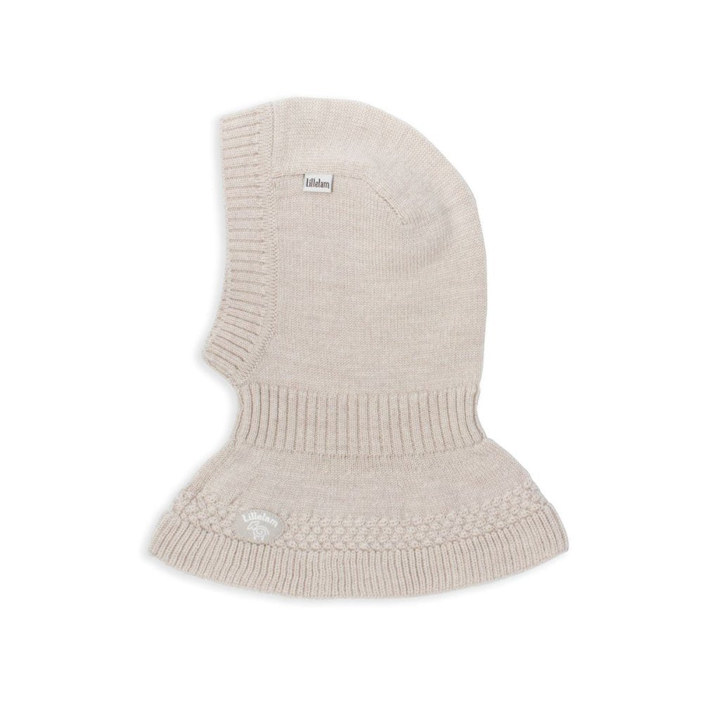 Lillelam - Balaclava i Ull Classic - Lys Beige - Guttelus