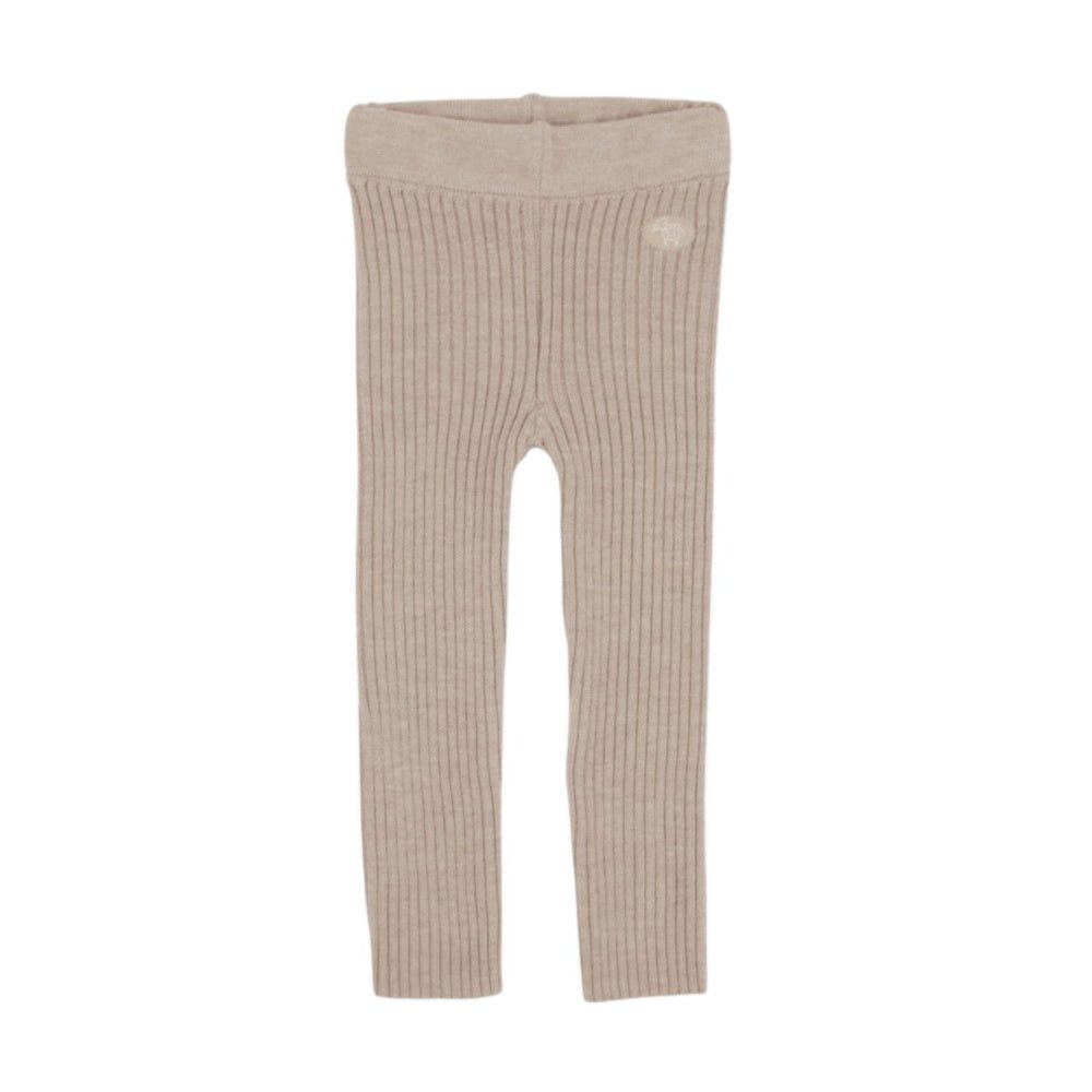Lillelam - Bukse i Ull Ribb Classic Beige - Guttelus.no