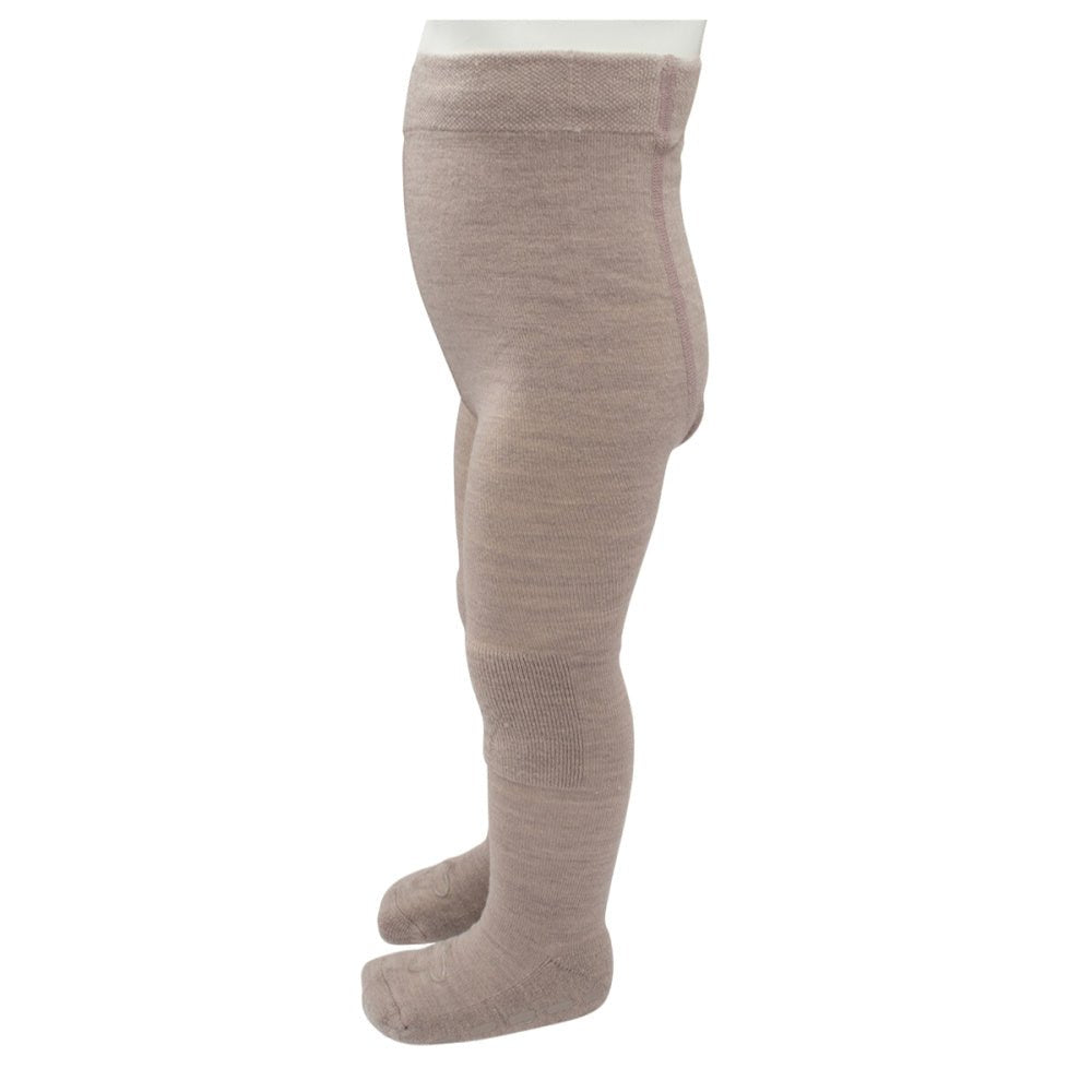 Lillelam - Strømpebukse Ull Antiskli Beige - Guttelus.no