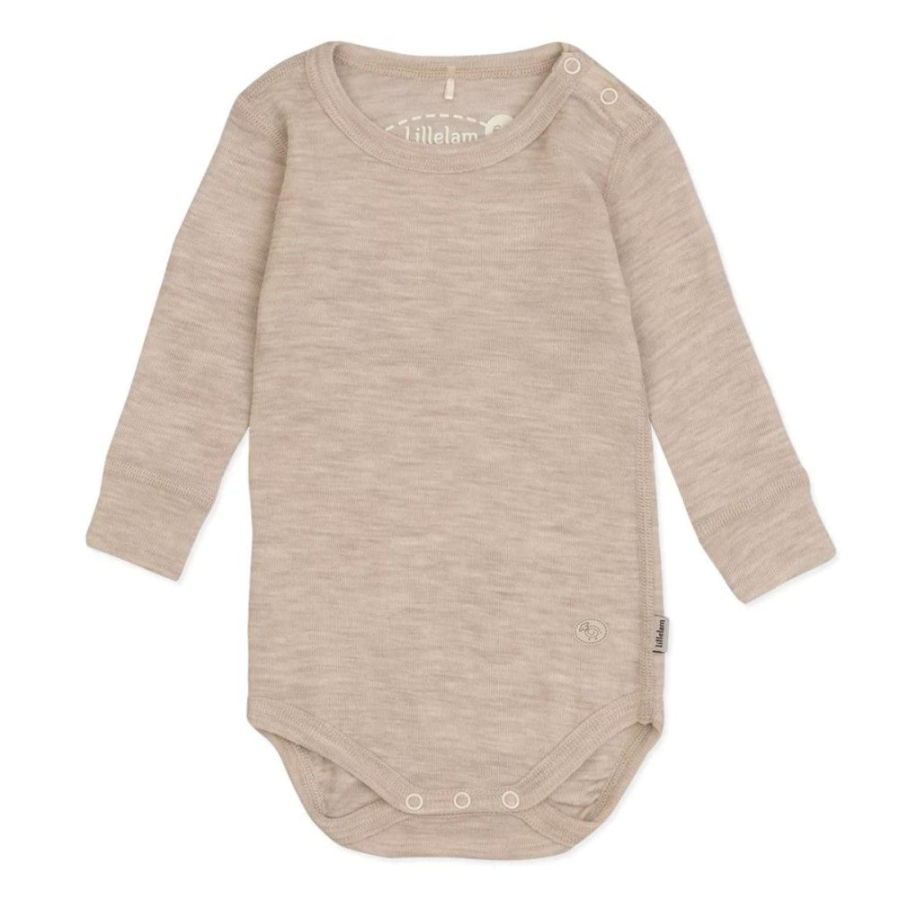Lillelam - Ullbody Lys Beige - Guttelus