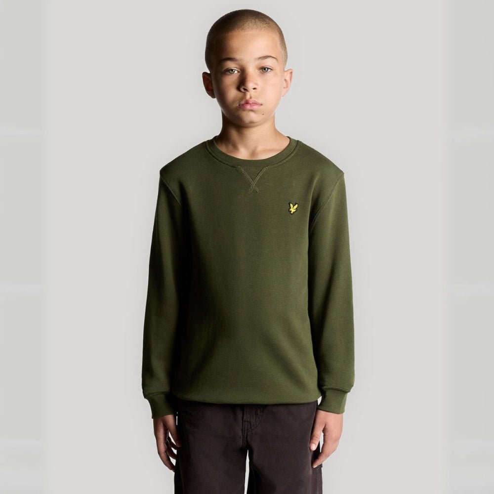 Lyle & Scott - Genser Crew Neck Deep Depths - Guttelus.no