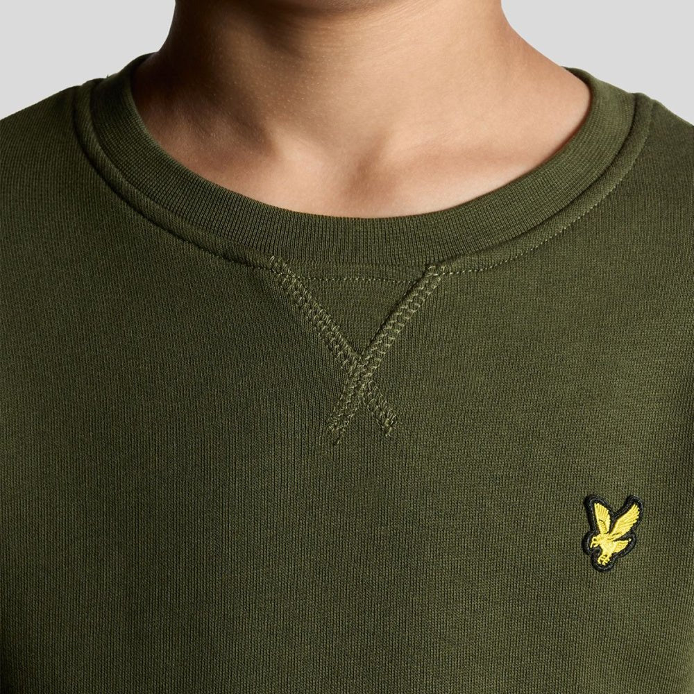 Lyle & Scott - Genser Crew Neck Deep Depths - Guttelus.no