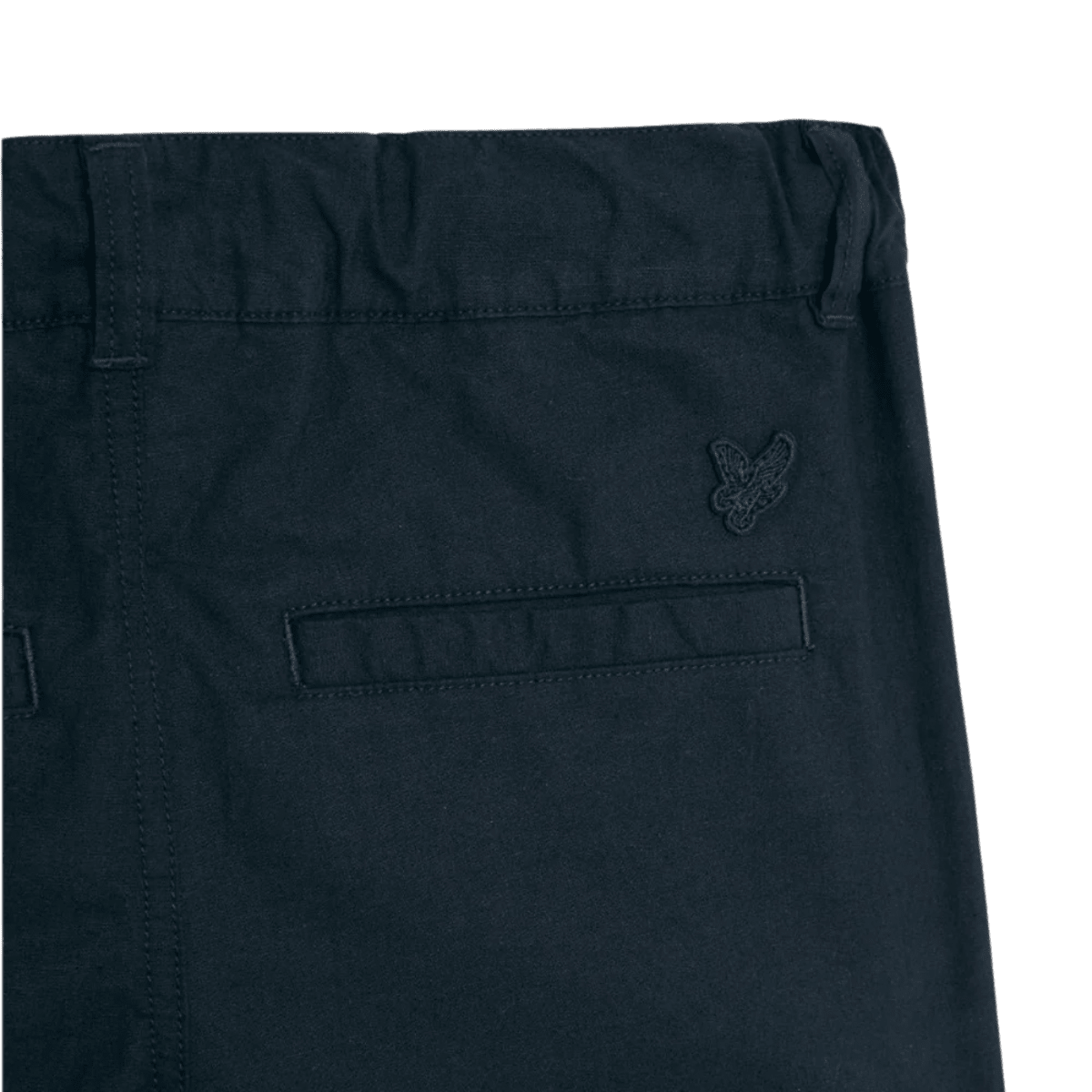 Lyle & Scott - Linbukse Dark Navy - Guttelus.no
