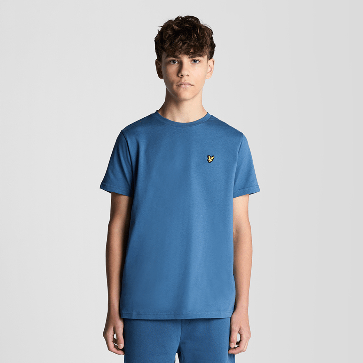 Lyle & Scott - T-skjorte Dark Cornflower - Guttelus.no