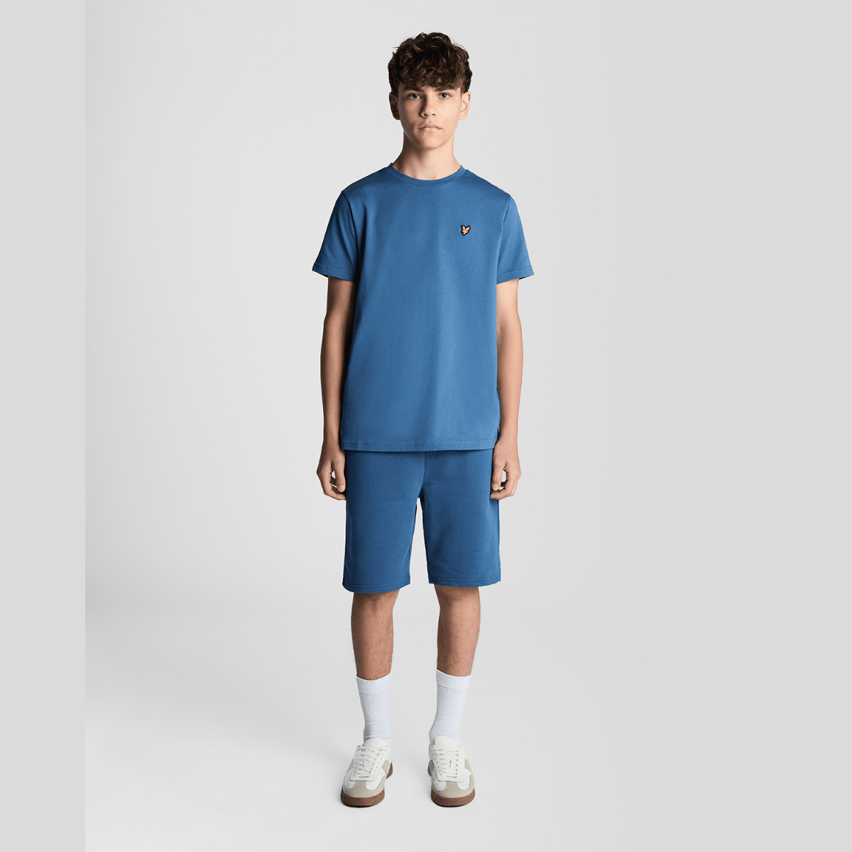 Lyle & Scott - T-skjorte Dark Cornflower - Guttelus.no