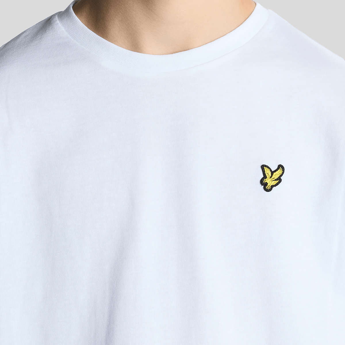 Lyle & Scott - T-skjorte Plain White - Guttelus