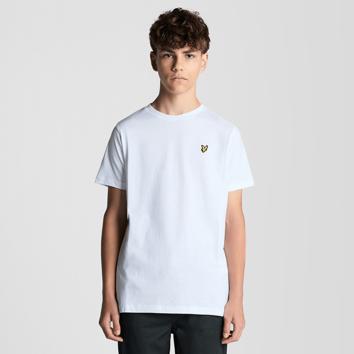 Lyle & Scott - T-skjorte Plain White - Guttelus