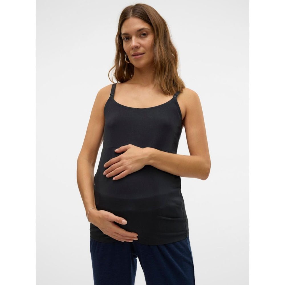 Mamalicious - Mamma-singlet 2-pk Kerrie Hvit/ Svart - Guttelus