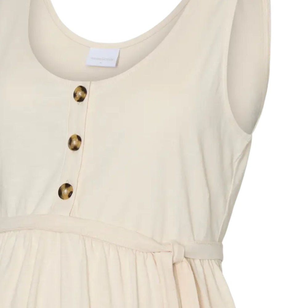 Mamalicious - Mammatopp Lia Jersey Top Whitecap Gray - Guttelus