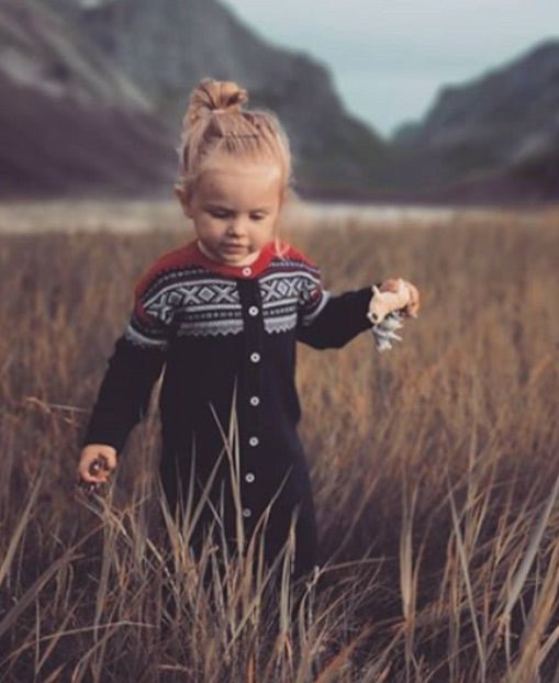 Marius Kids - Marius Ulldress Navy - Guttelus