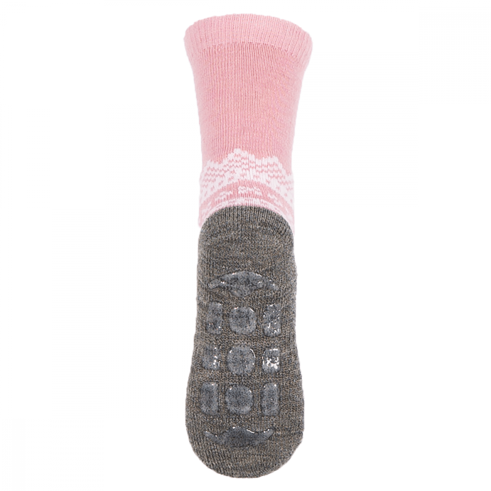 Marius Kids - Ullsokker Med Anti-Skli Lys Rosa - Guttelus.no