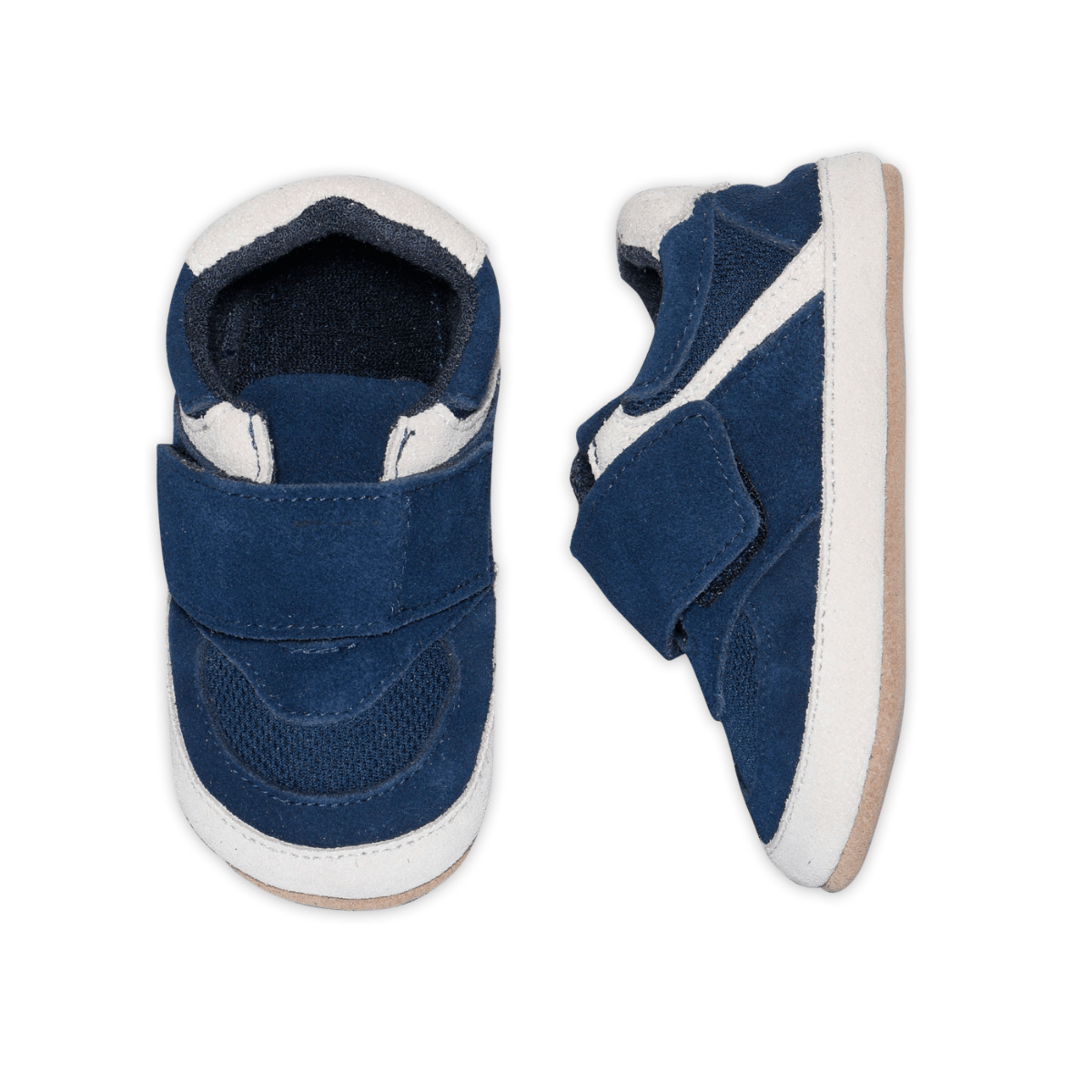 Melton - Sneakerstøfler Suede Marine - Guttelus.no
