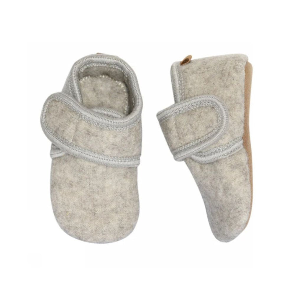 Melton - Ulltøfler Beige Melange - Guttelus