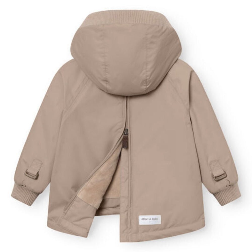 Mini A Ture - Vinterjakke Baby Wen Anorak Savannah Tan - Guttelus.no