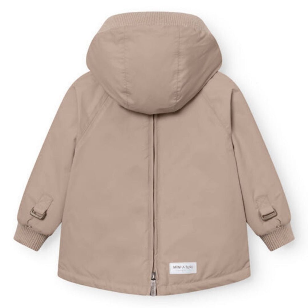 Mini A Ture - Vinterjakke Baby Wen Anorak Savannah Tan - Guttelus.no