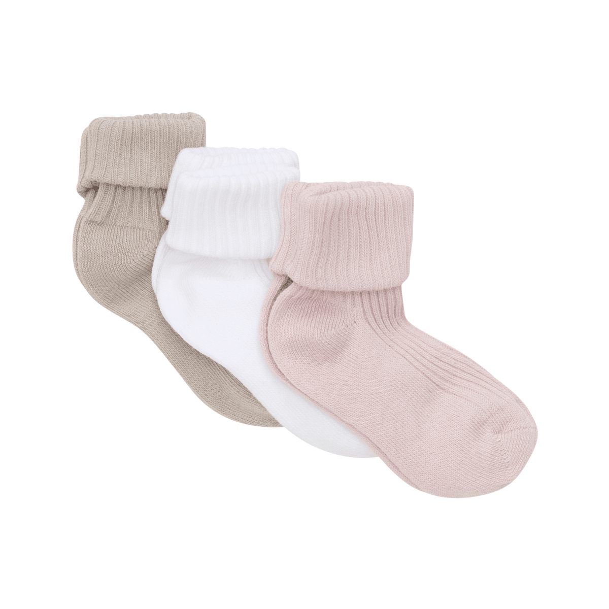 Minymo - Babysokker 3-pk Shell - Guttelus.no