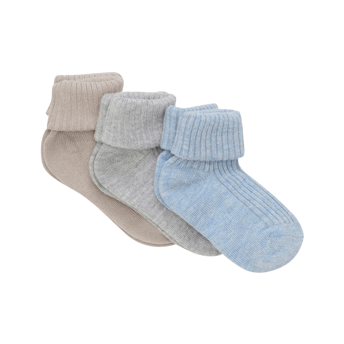 Minymo - Babysokker 3-pk Winter Sky - Guttelus.no