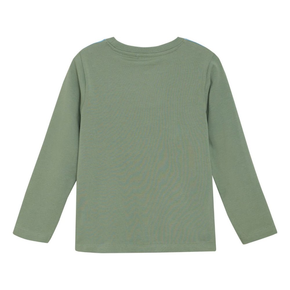 Minymo - Genser Traktor Grønn Hedge Green - Guttelus