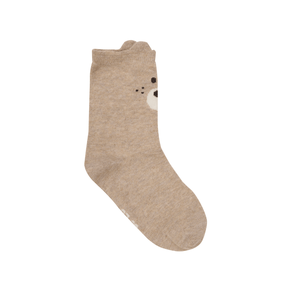 Minymo - Sokker 2-pk Bear Light Grey Melange - Guttelus.no
